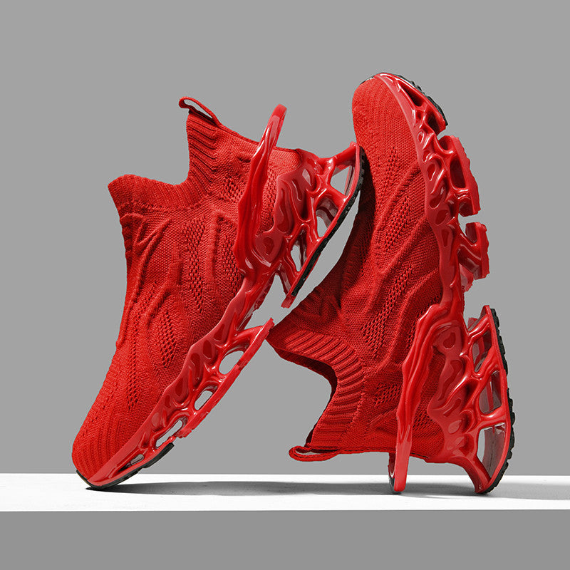 Breathable Blade Plus Size Shock Absorption Flying Woven Men&