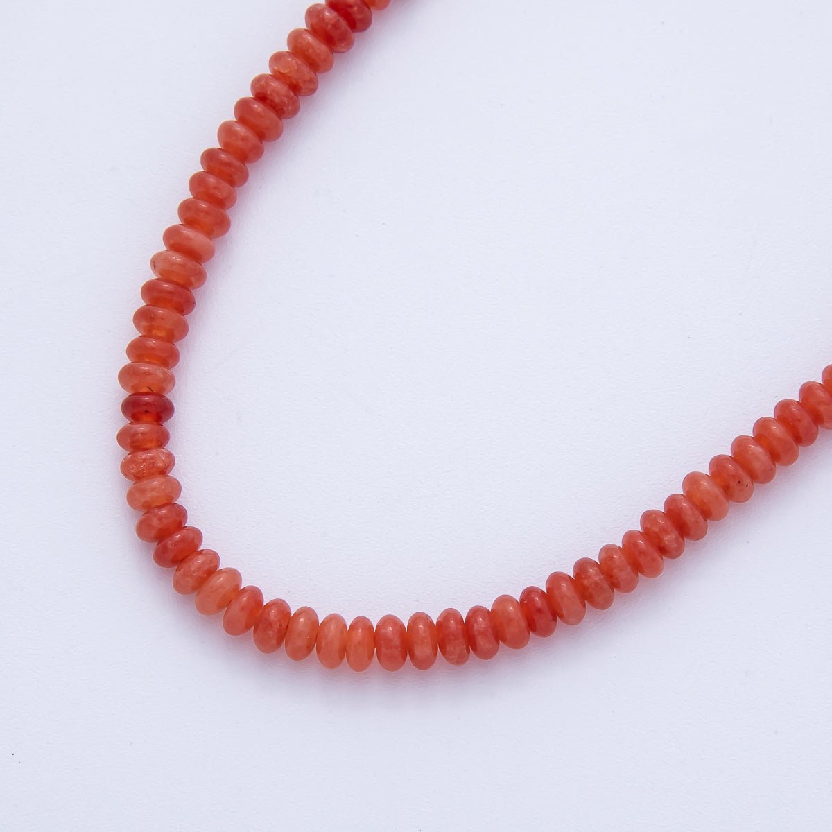 4.8mm x 2.5mm Rondelle Natural Gemstone Strand Finding | WA-04176 ~ WA-04185
