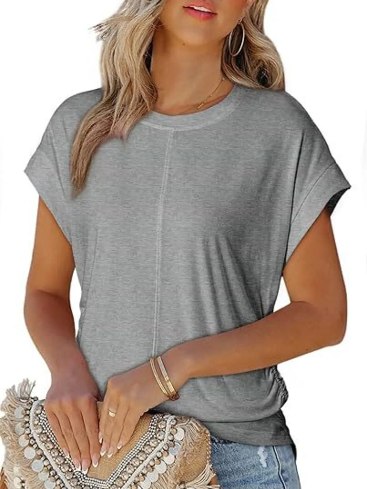 Round Neck Short Sleeve T-Shirt