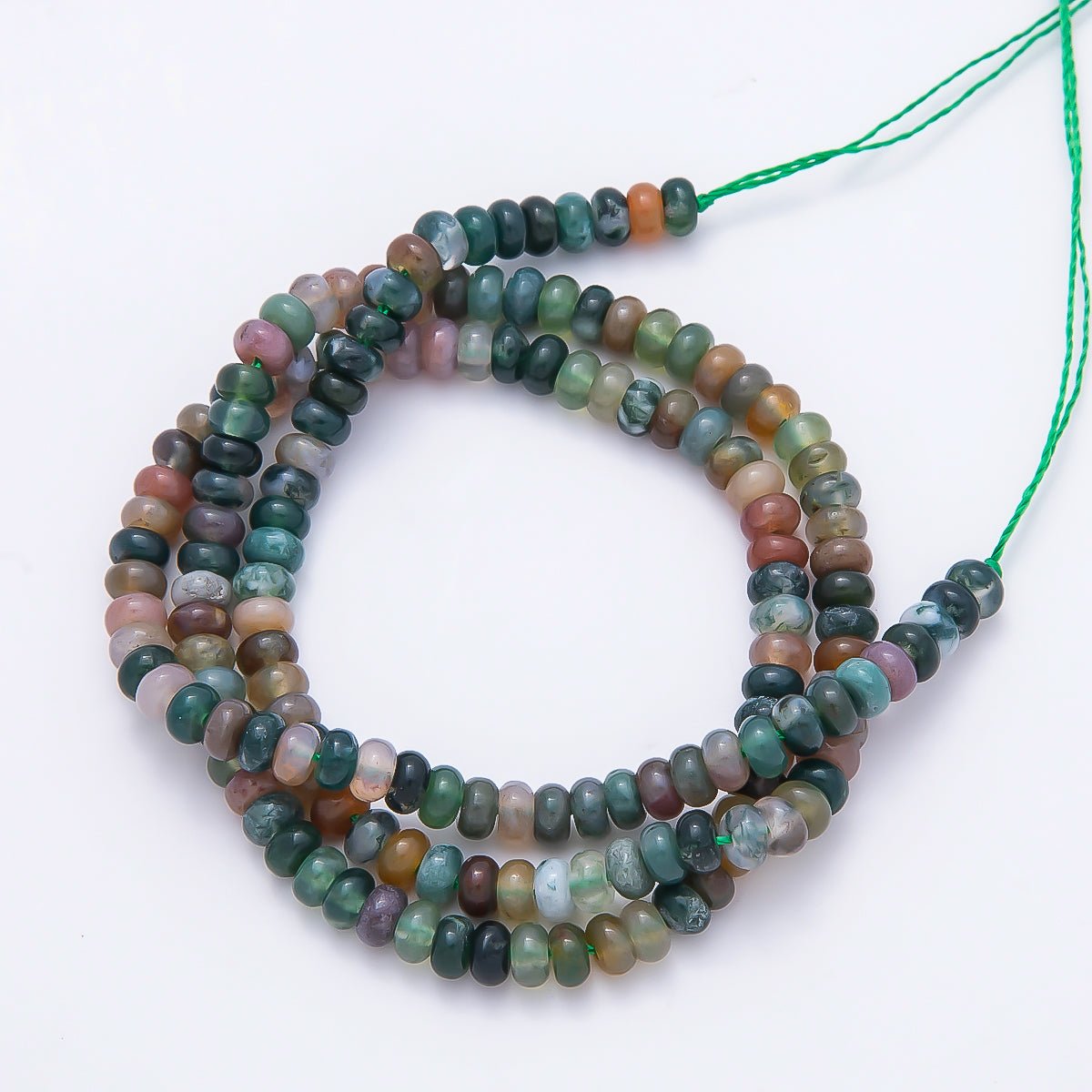 4mm Mini Rondelle Natural Gemstone Bead Strand Finding | WA-00043