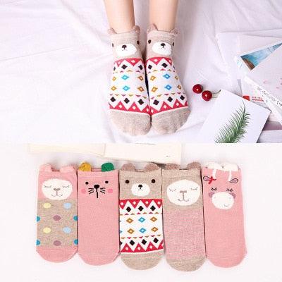 5 Pairs/Set Women&