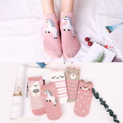 5 Pairs/Set Women&