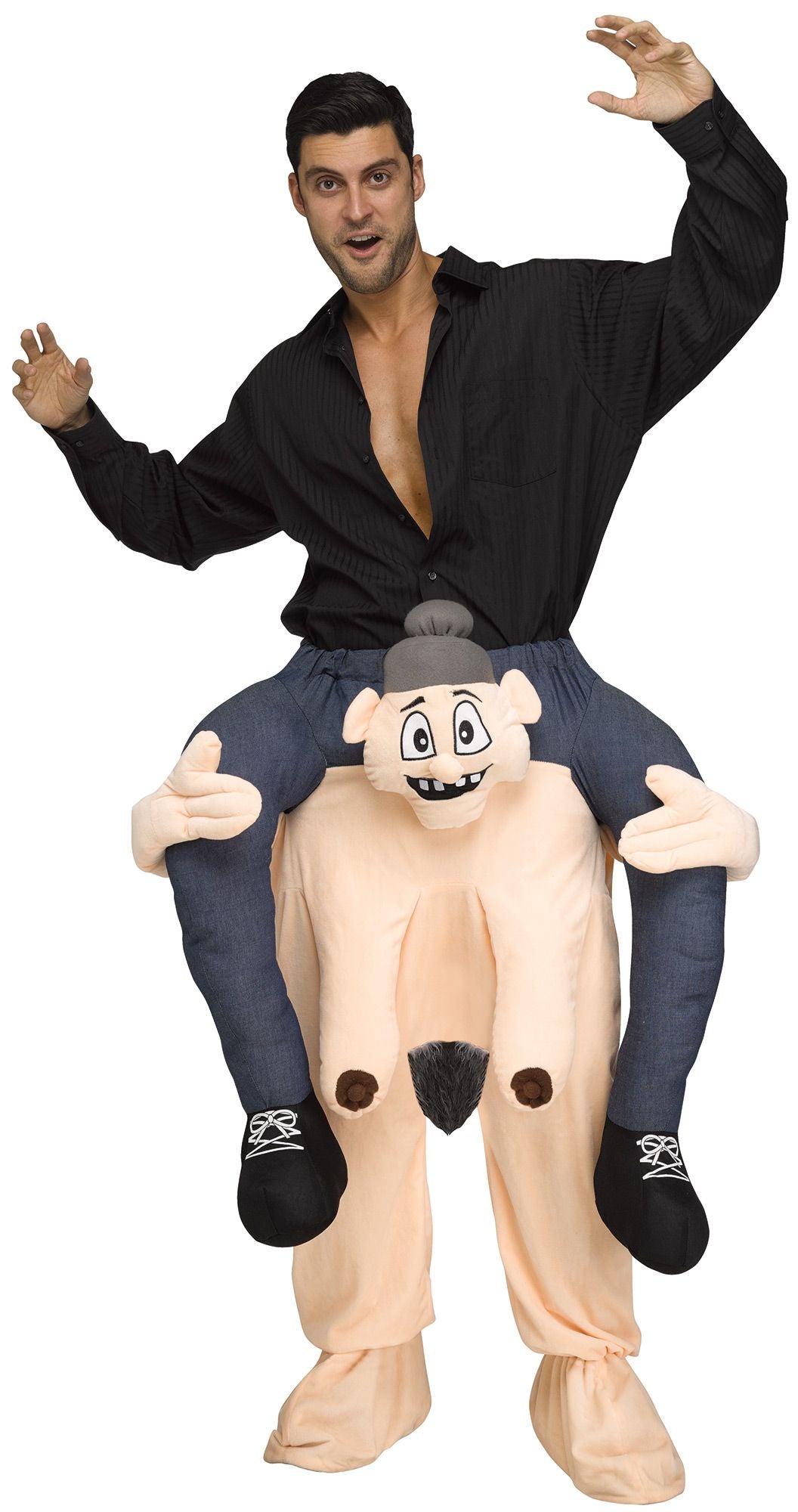 Carry Me Ride A Cougar Old Lady Adult Costume