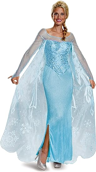Elsa Frozen Prestige Ice Queen Dress Woman&