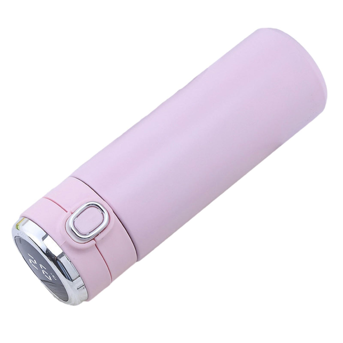 Intelligent Temperature Measurement And Bouncing Insulation Cup, Outdoor Leisure And Casual Business Gift Cup-Pink-300ml (Clearance)