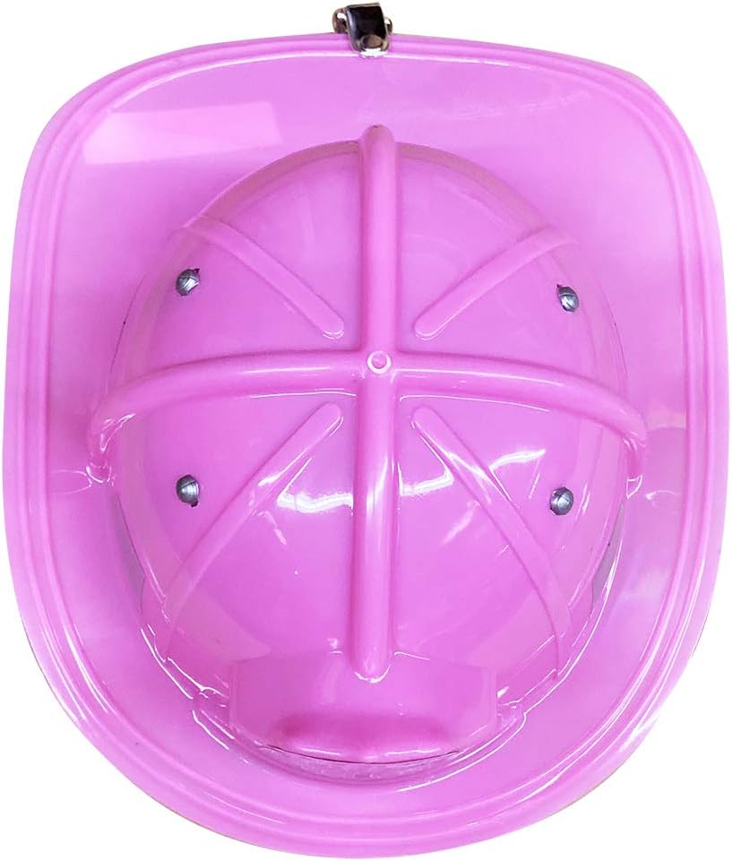 Pink Firefighter Helmet with Adjustable Headband Child