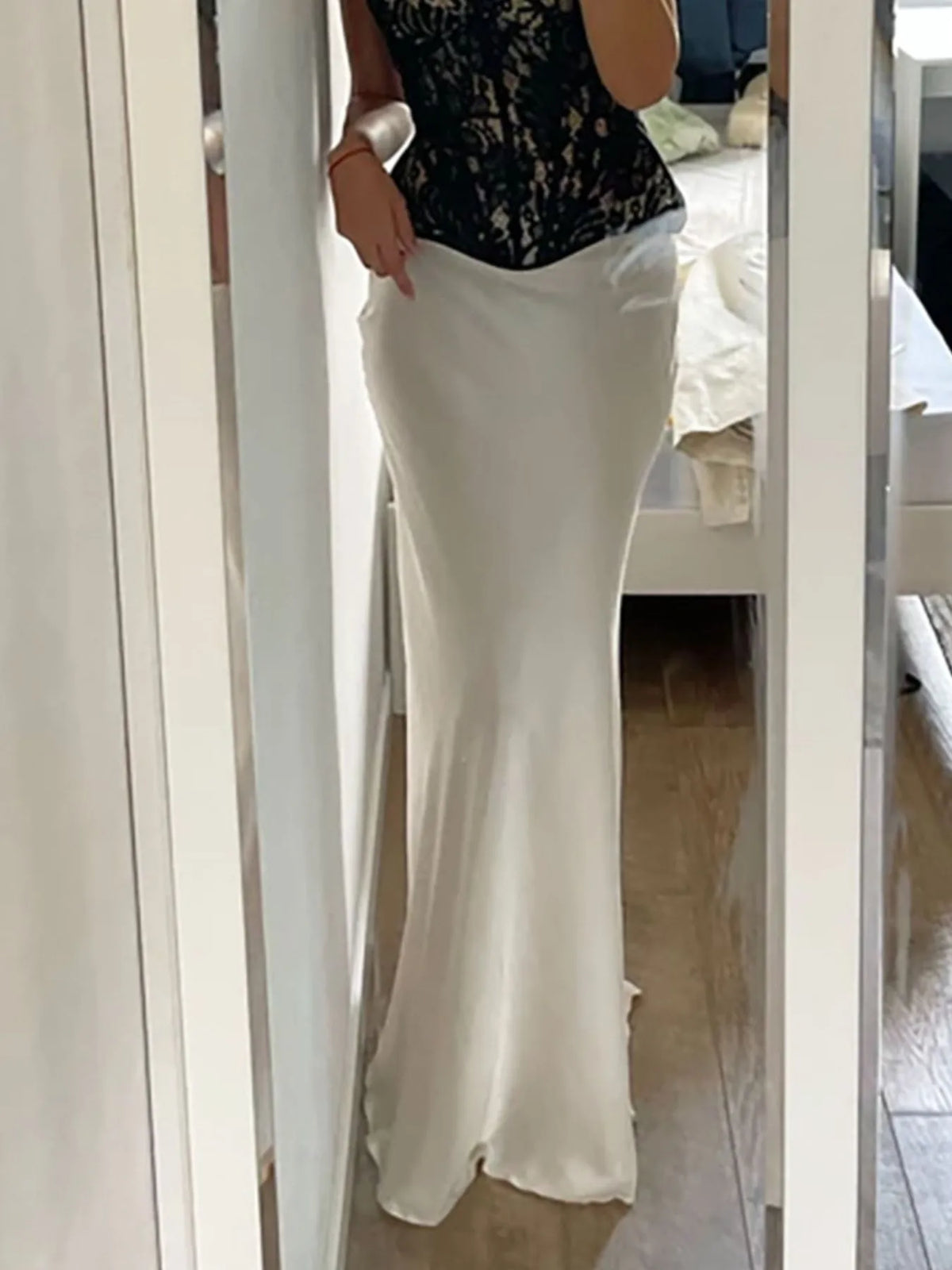 High-Waisted Maxi Skirt