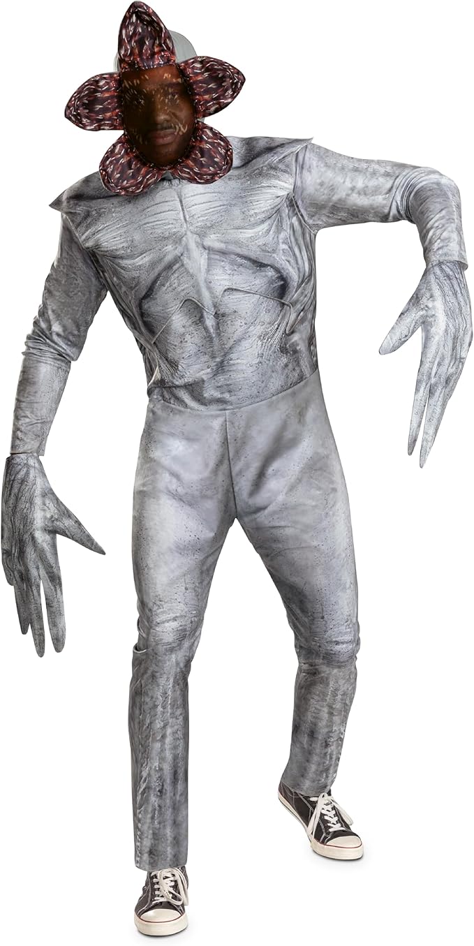 Demogorgon Stranger Things Jumpsuit Deluxe Adult Costume XXL 50-52