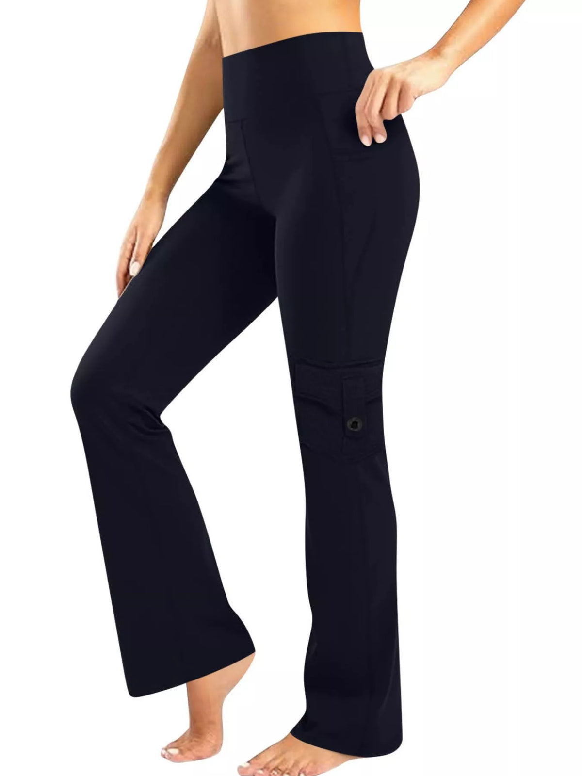 High-Waisted Yoga Pants with Pockets
