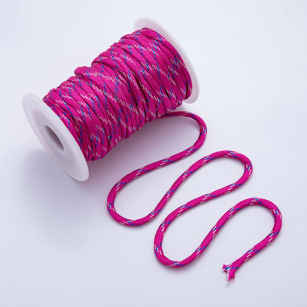 5mm Rainbow, Orange, Yellow Summer Cotton Cord Paracord Unfinished Chain by Yard for Necklace, Bracelet Finding | ROLL-1733 - ROLL-1735, ROLL-1751 - ROLL-1762