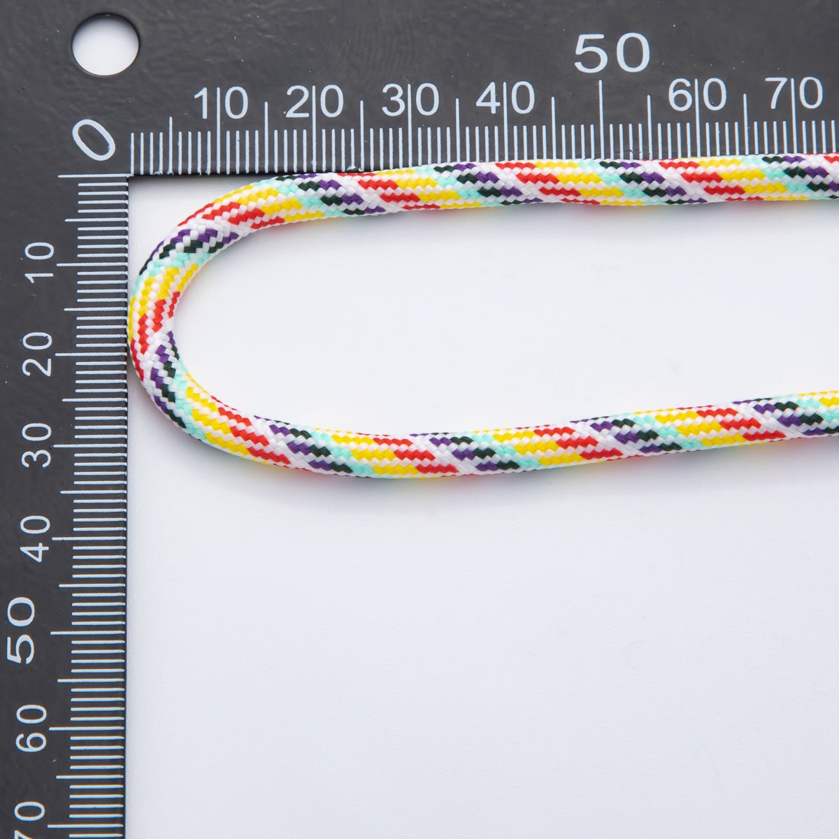 5mm Rainbow, Orange, Yellow Summer Cotton Cord Paracord Unfinished Chain by Yard for Necklace, Bracelet Finding | ROLL-1733 - ROLL-1735, ROLL-1751 - ROLL-1762