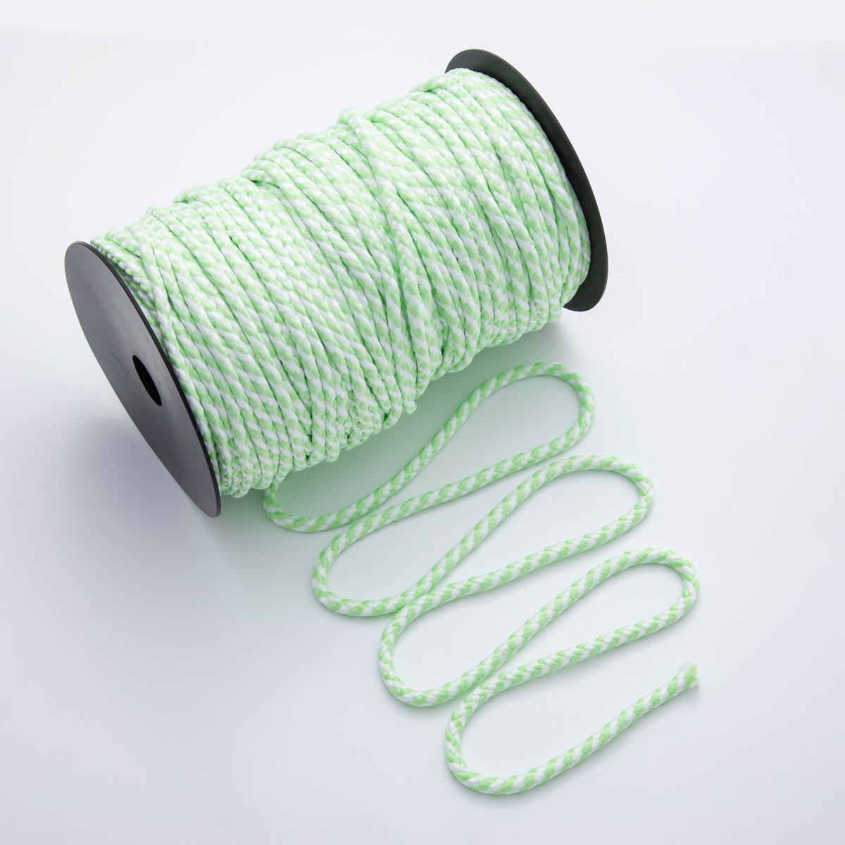 5mm Rainbow, Orange, Yellow Summer Cotton Cord Paracord Unfinished Chain by Yard for Necklace, Bracelet Finding | ROLL-1733 - ROLL-1735, ROLL-1751 - ROLL-1762