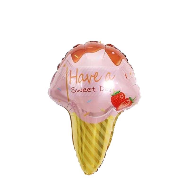 Big Popular Decorations Ballons in Donuts Lip Stick Ice Cream and Rainbow Style Balloons For Kids Baby and Birthday Decorations Inflatable Helium