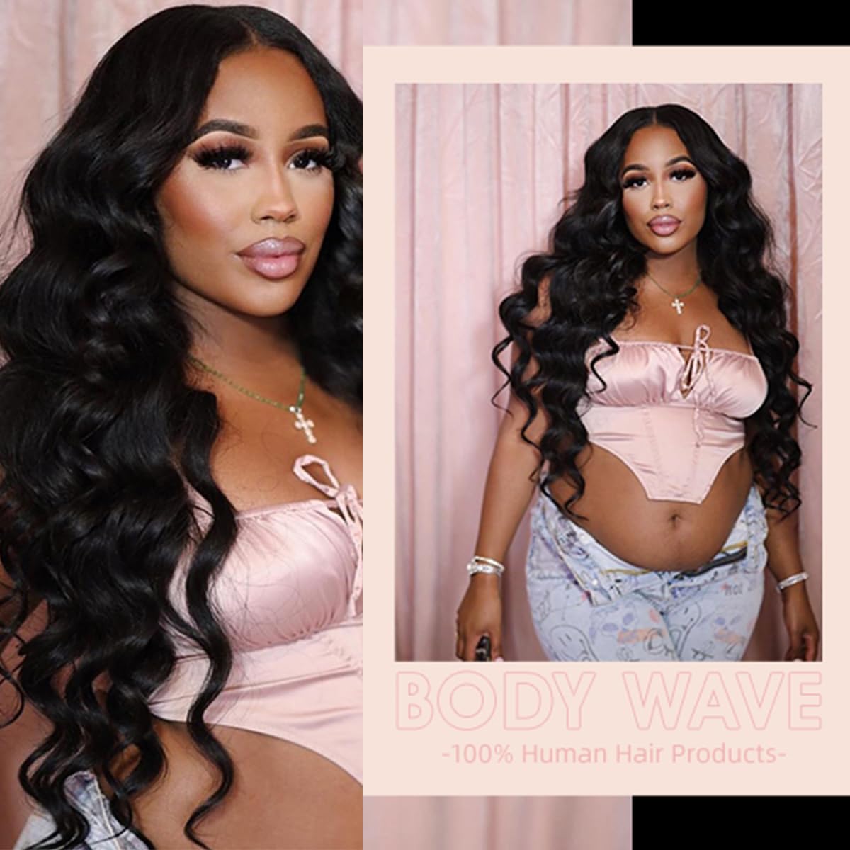 Brazilian Virgin Hair Bundles Deep Wave Human Hair Extensions