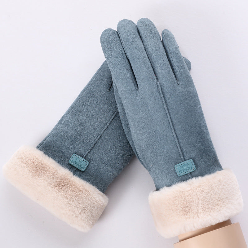 Touchscreen Compatible Thermal Gloves For Women Cyclists