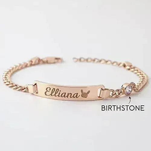 Baby Bracelet, Kid Birthday Gift, Name Bracelet Kid, Toddler Bracelet