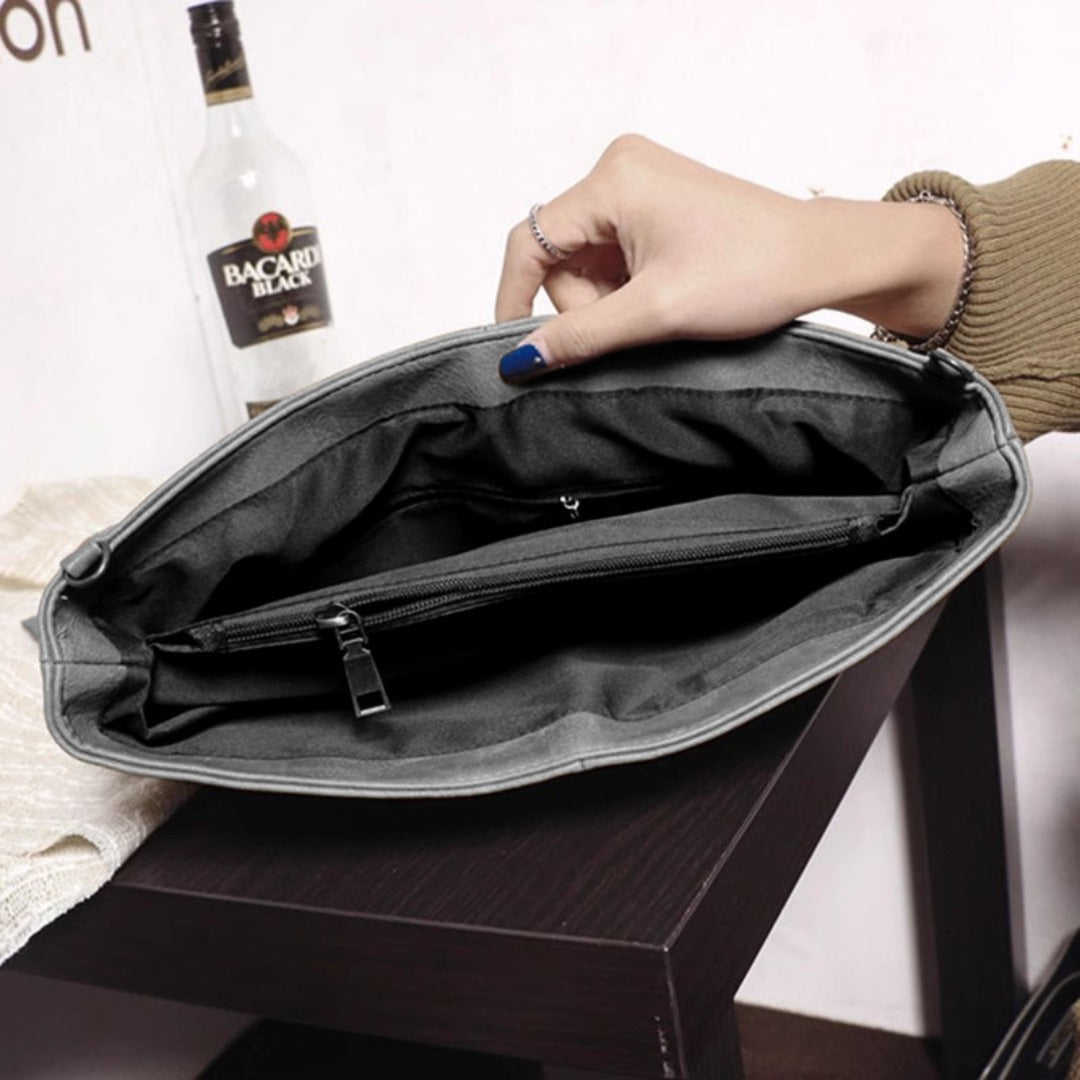 Large capacity clutch purse evening envelope bag