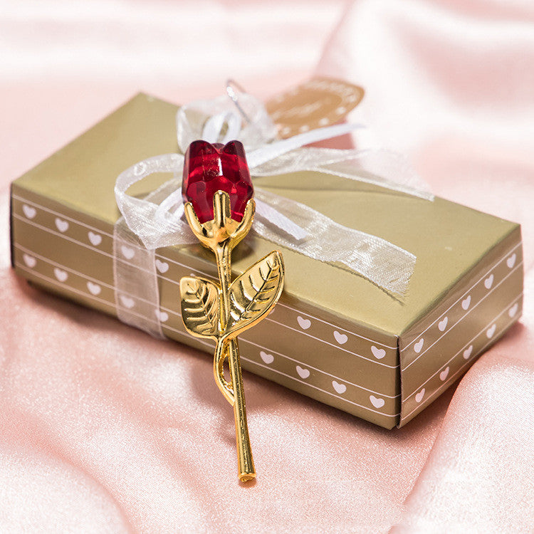 Crystal Metal Rose Valentine&