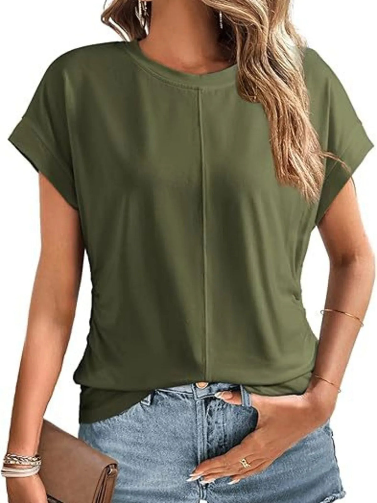 Round Neck Short Sleeve T-Shirt