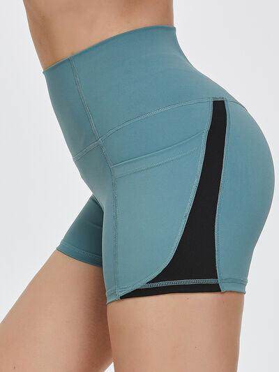 High Waist Active Shorts for Women with Stretch Comfort