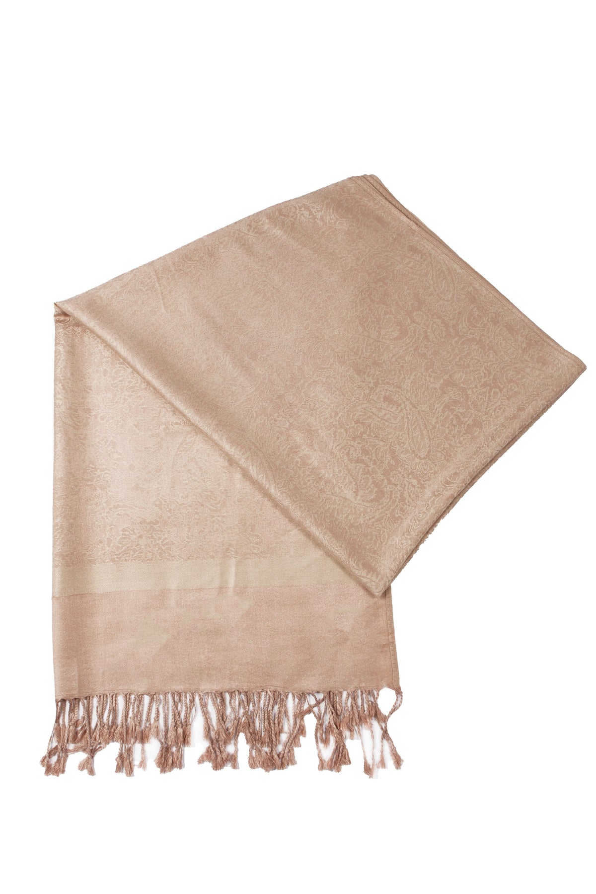Sakkas 70" x 28" Paisley Self-Design Pashmina Shawl / Wrap / Stole