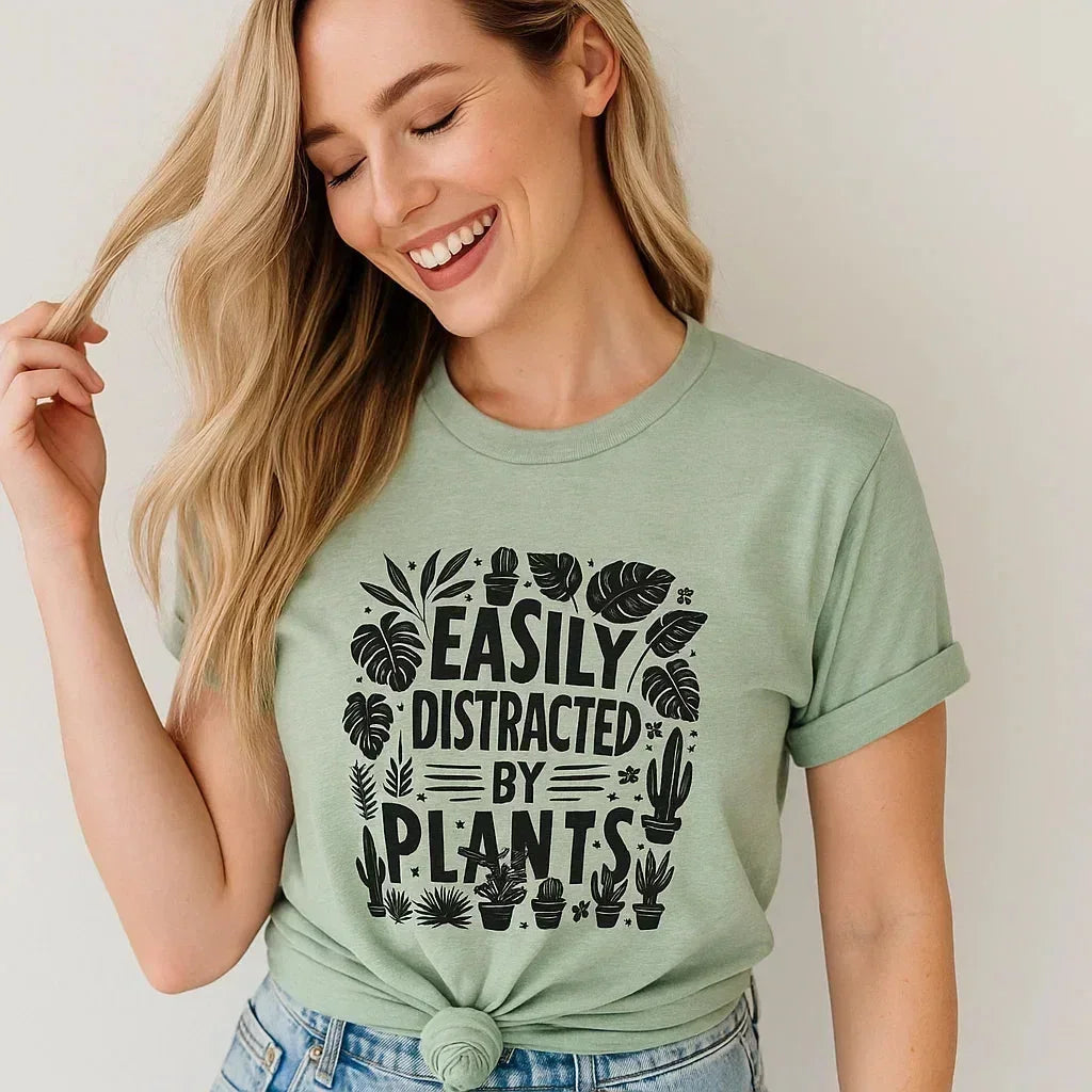 Easily Distracted by Plants T-Shirt