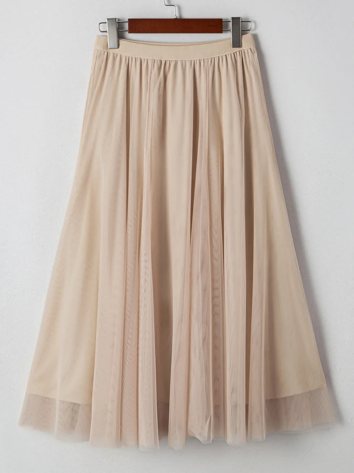 High-Waisted Midi Skirt