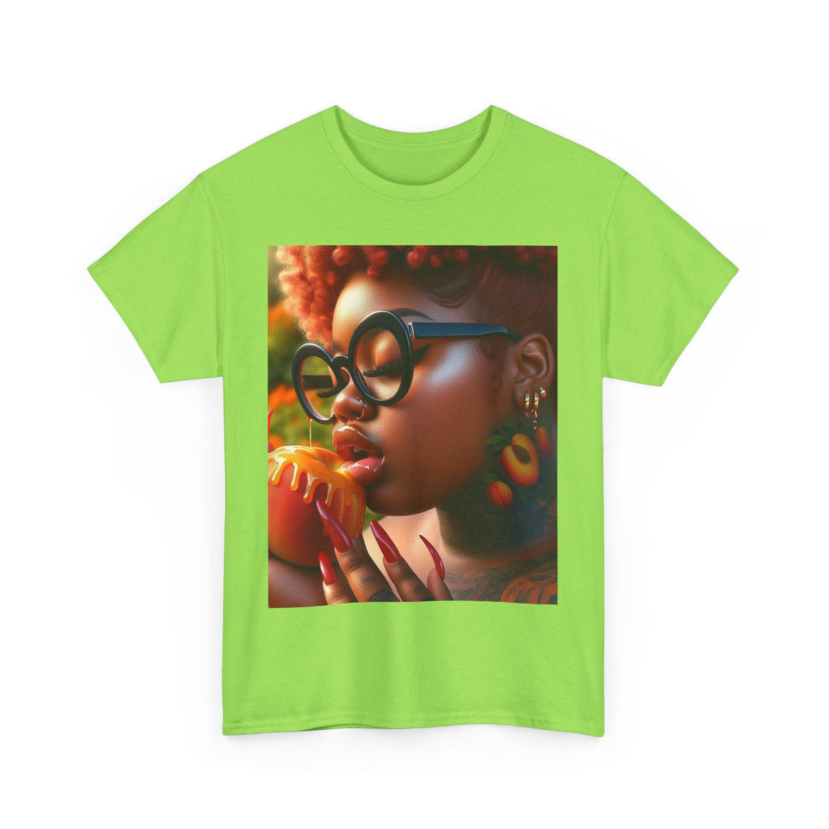 “Georgia Peach” Cotton Graphic Tee