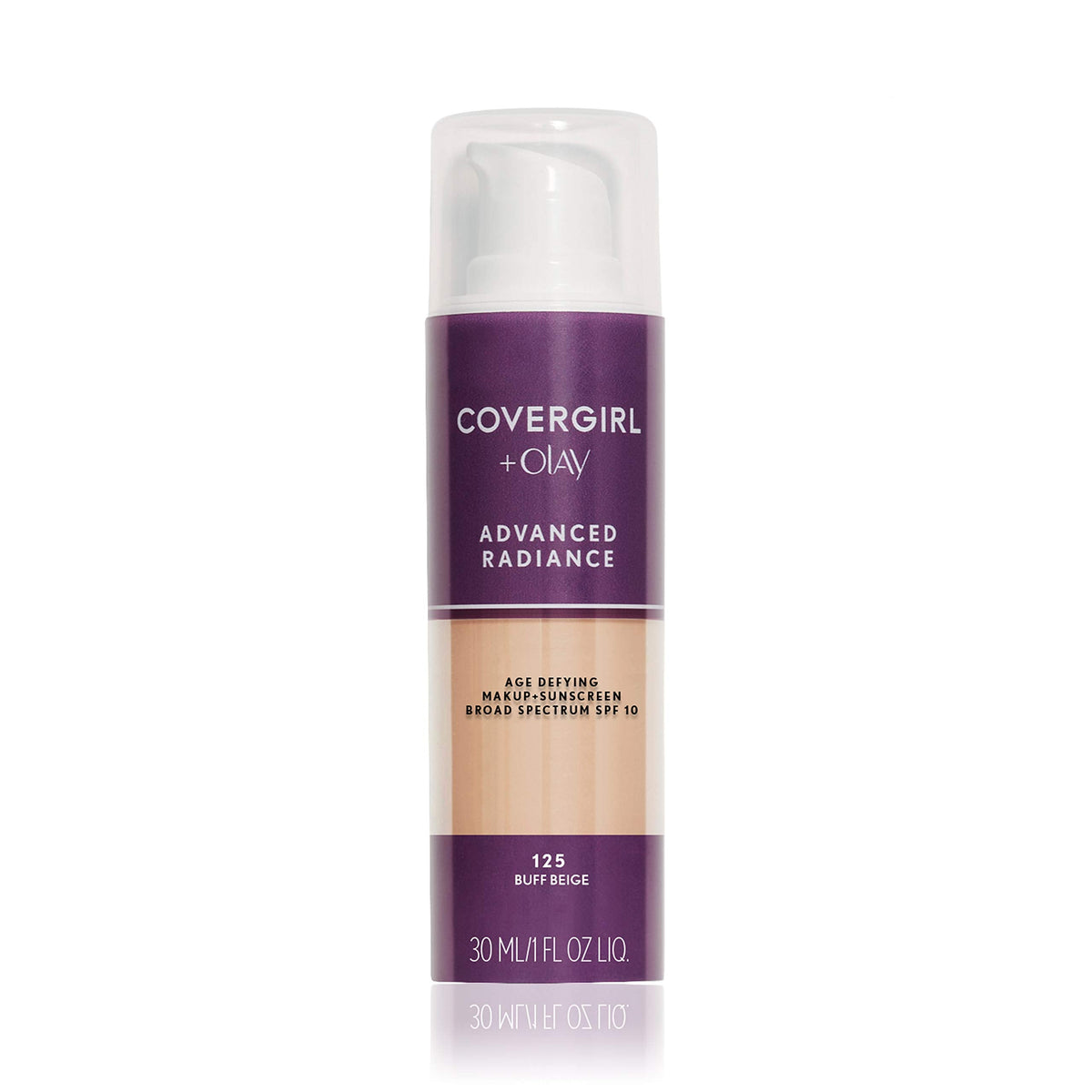 COVERGIRL Advanced Radiance Age-Defying Foundation Makeup, Classic Beige, 1 oz (Packaging May Vary)