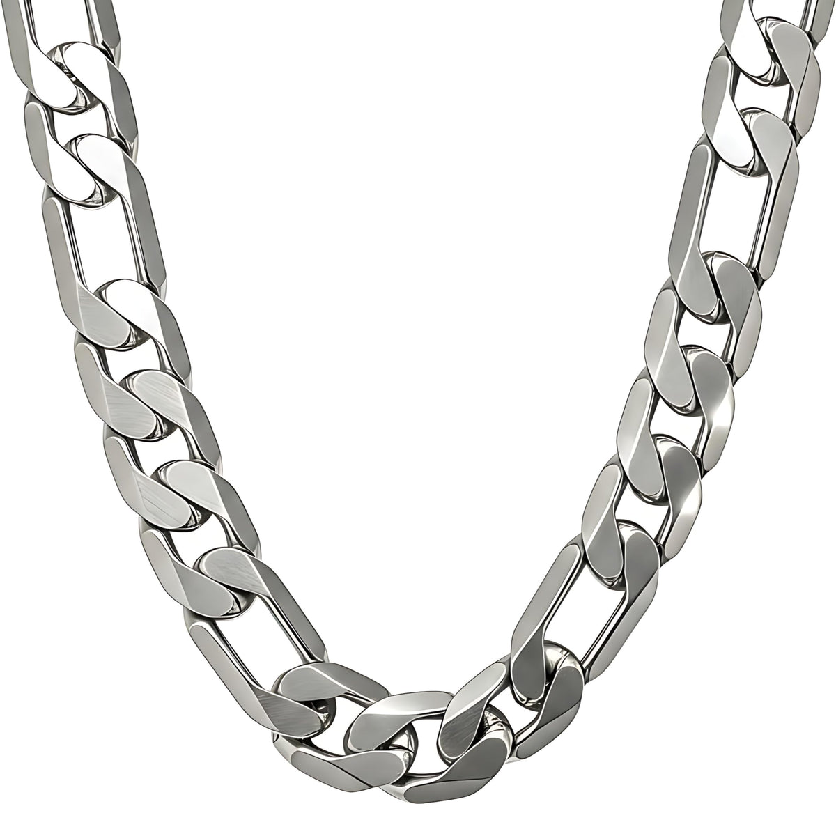 Premium 18K Gold-Plated Figaro Chain Necklace – Stainless Steel | Waterproof & Tarnish Resistant
