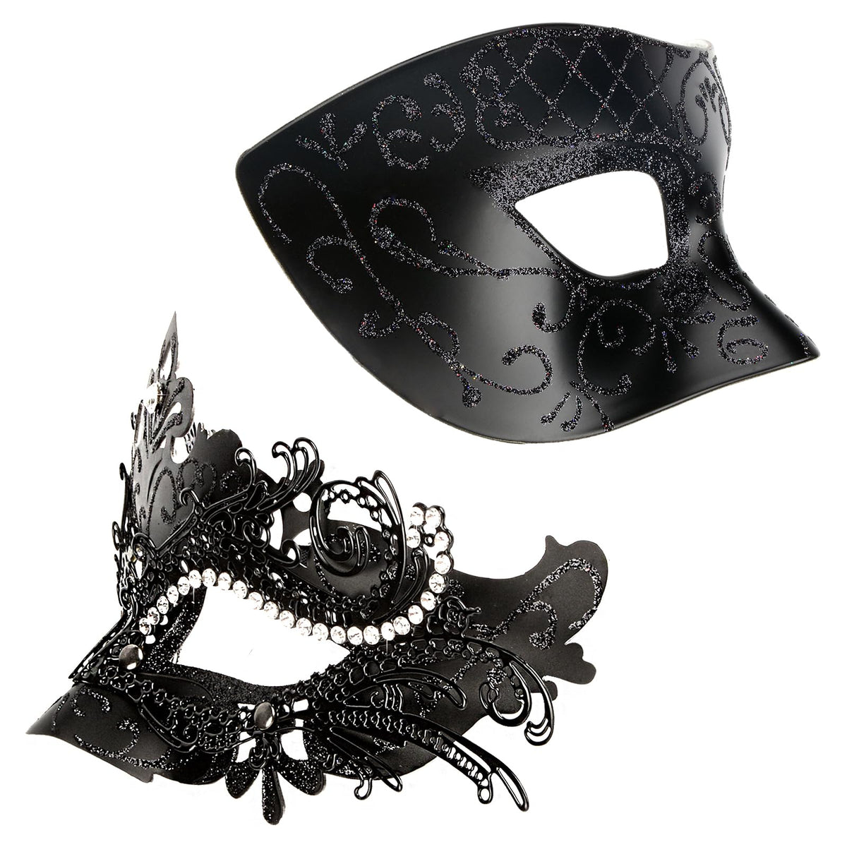 Masquerade Masks - Elegant Mardi Gras Party Masks - Premium Decorative Masks for Women and Men