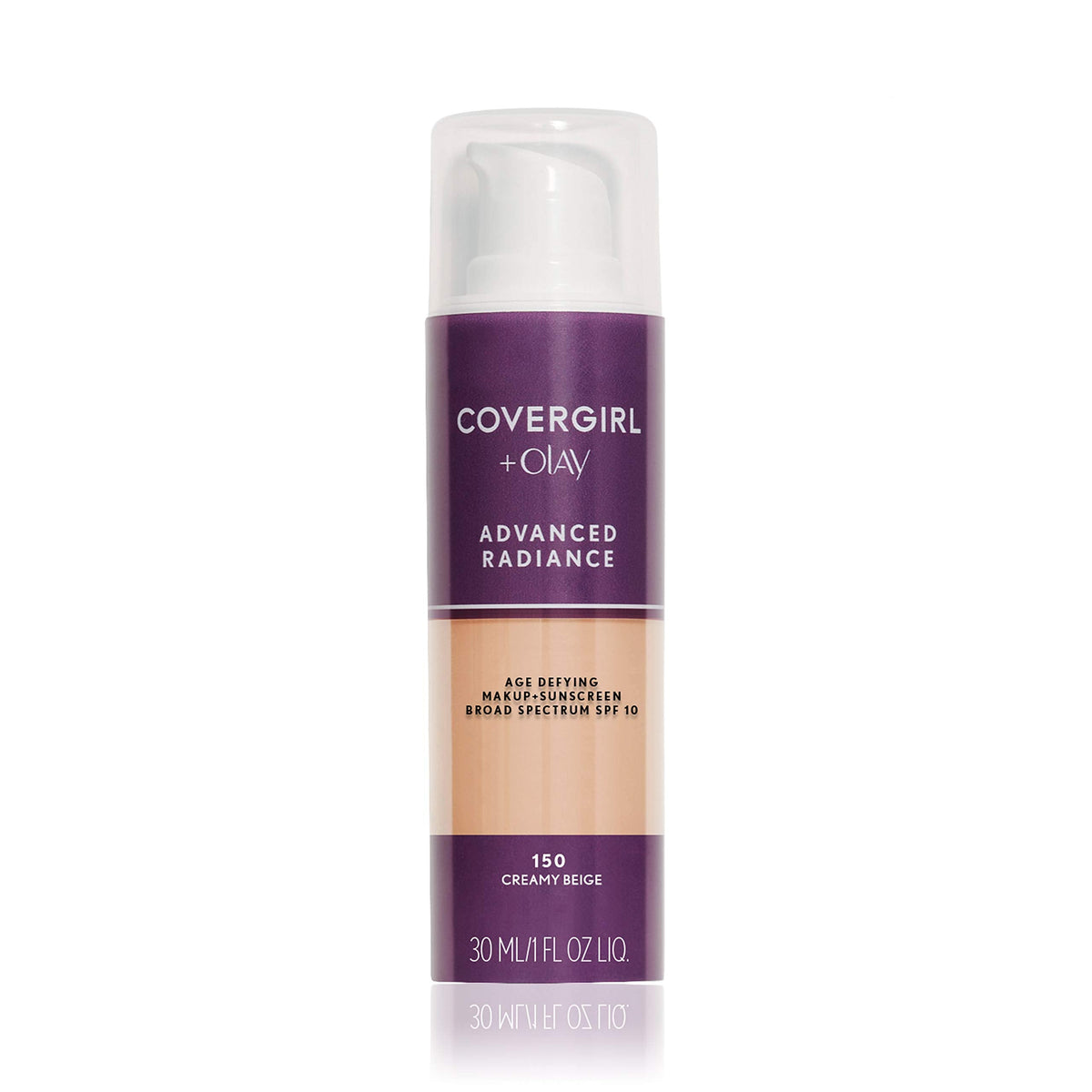 COVERGIRL Advanced Radiance Age-Defying Foundation Makeup, Classic Beige, 1 oz (Packaging May Vary)