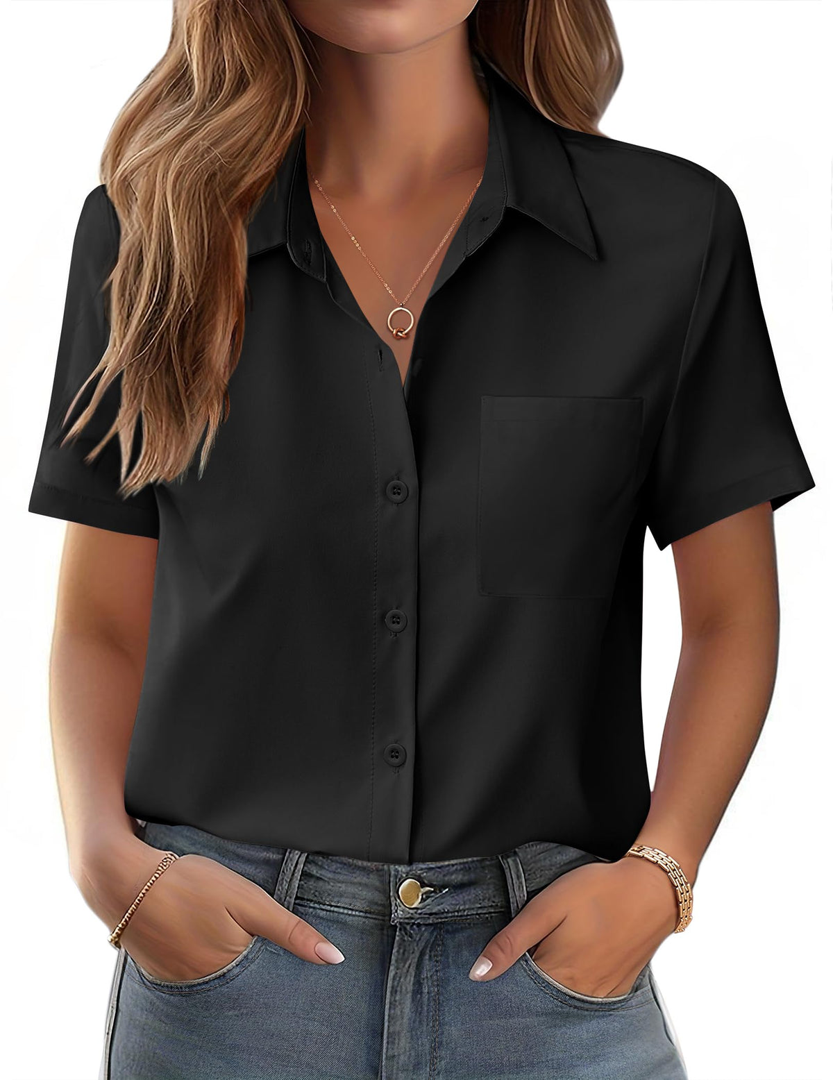 Polyester Blouse - Women&