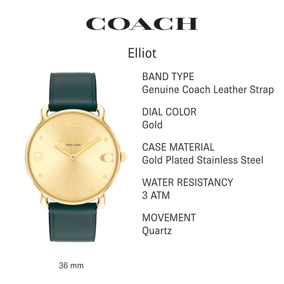 Coach Elliot Women&