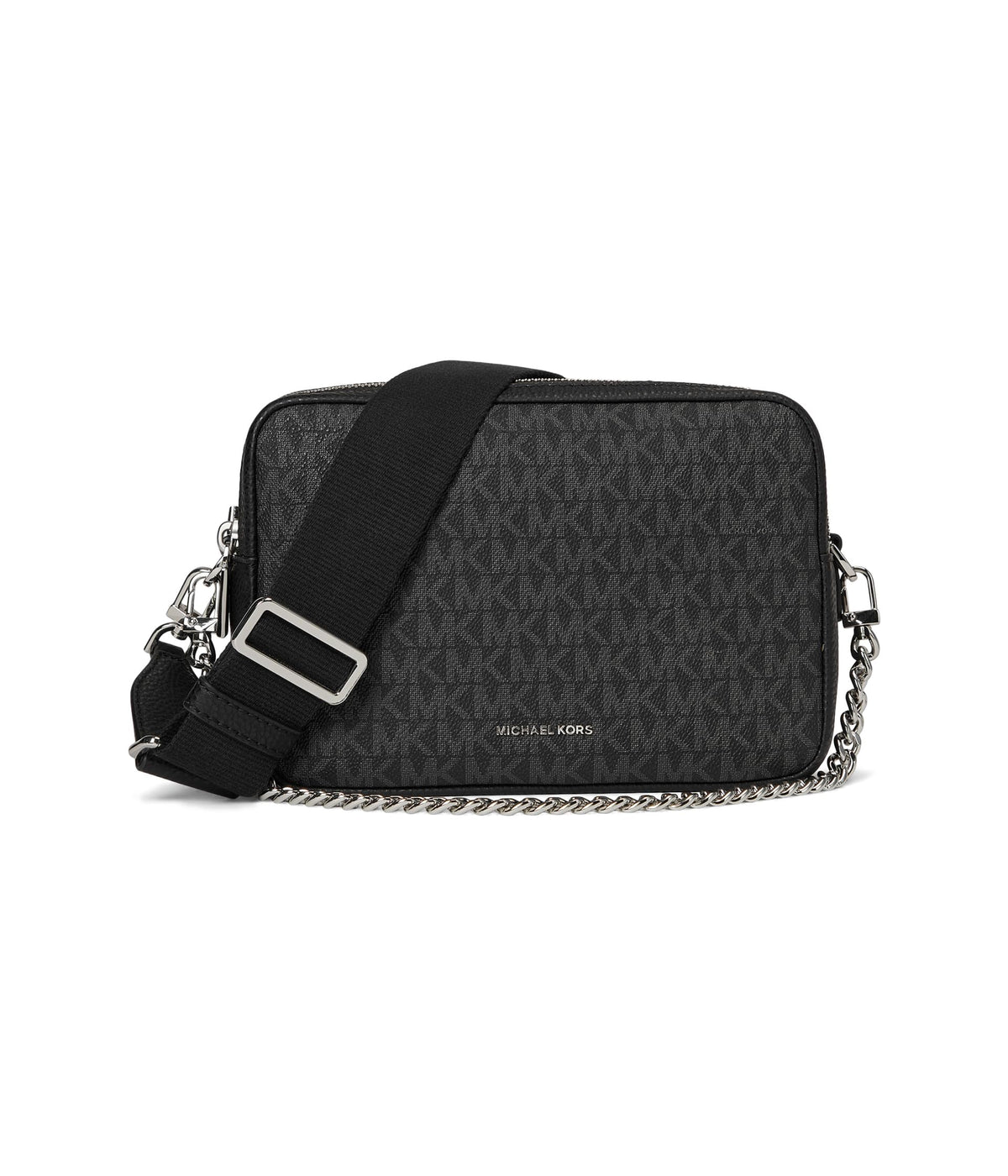 Michael Kors Bryant Medium Double Zip Chain Camera Crossbody Bag
