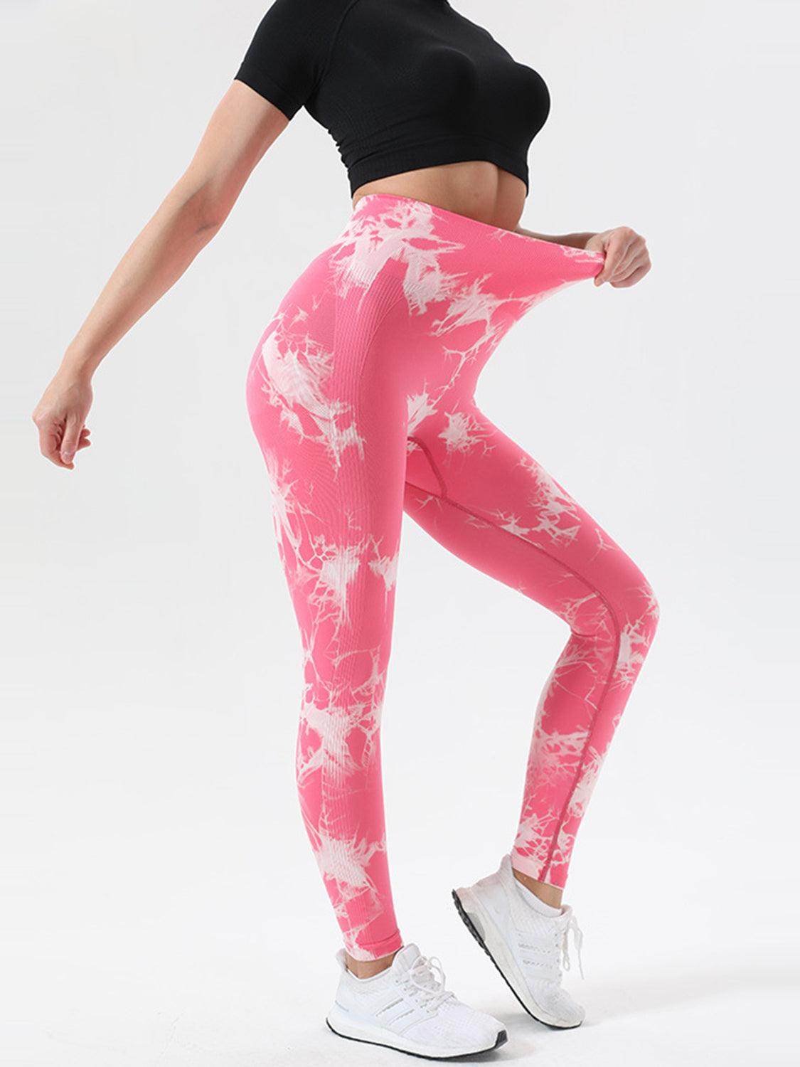 Tie-Dye High Waist Active Leggings for Comfort and Style