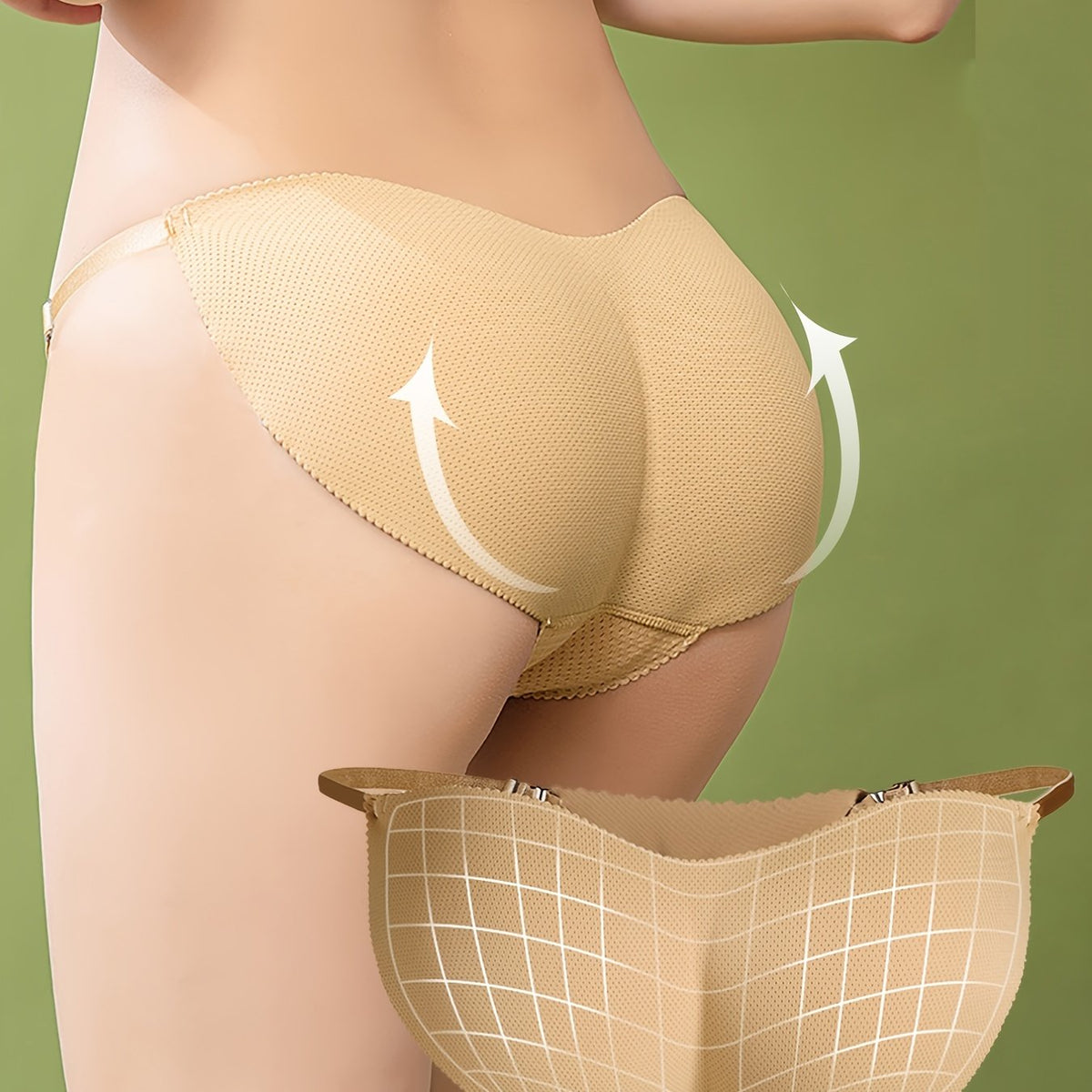Invisible Boost Fake Butt Lifting Bikini Panties for Women – Ultra-Thin Breathable and Seamless Women&