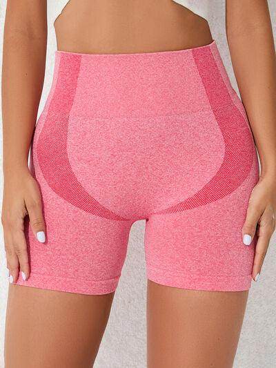 High Waist Active Shorts for Women with Stretchy Fit