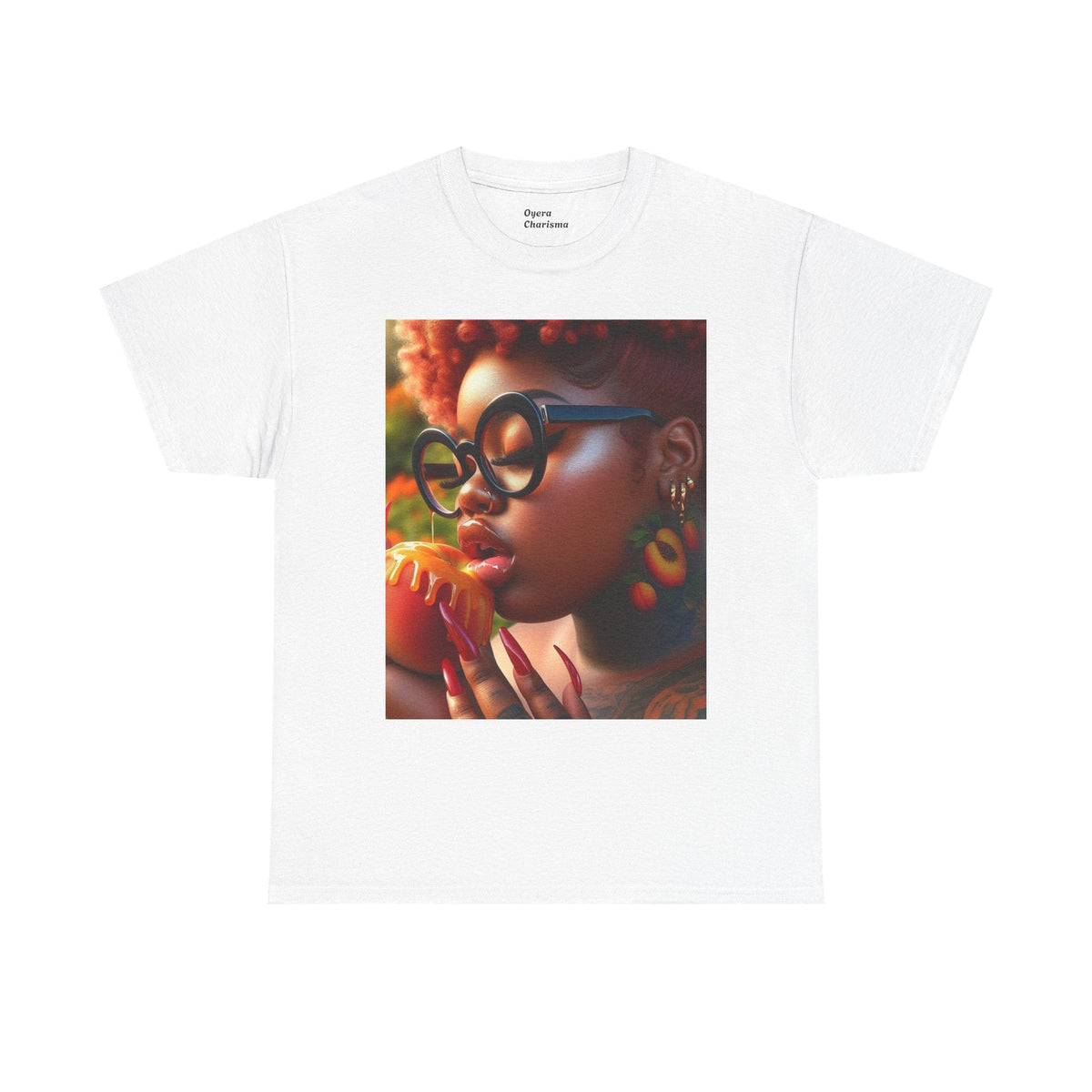 “Georgia Peach” Cotton Graphic Tee