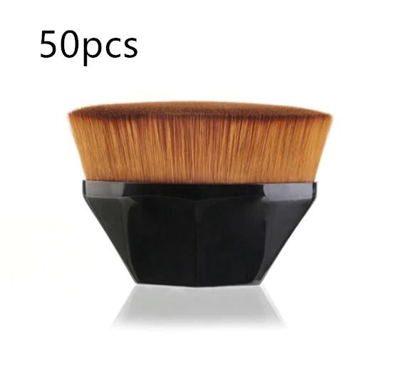 Flat Foundation Brush Kit: BB Cream, Loose Powder