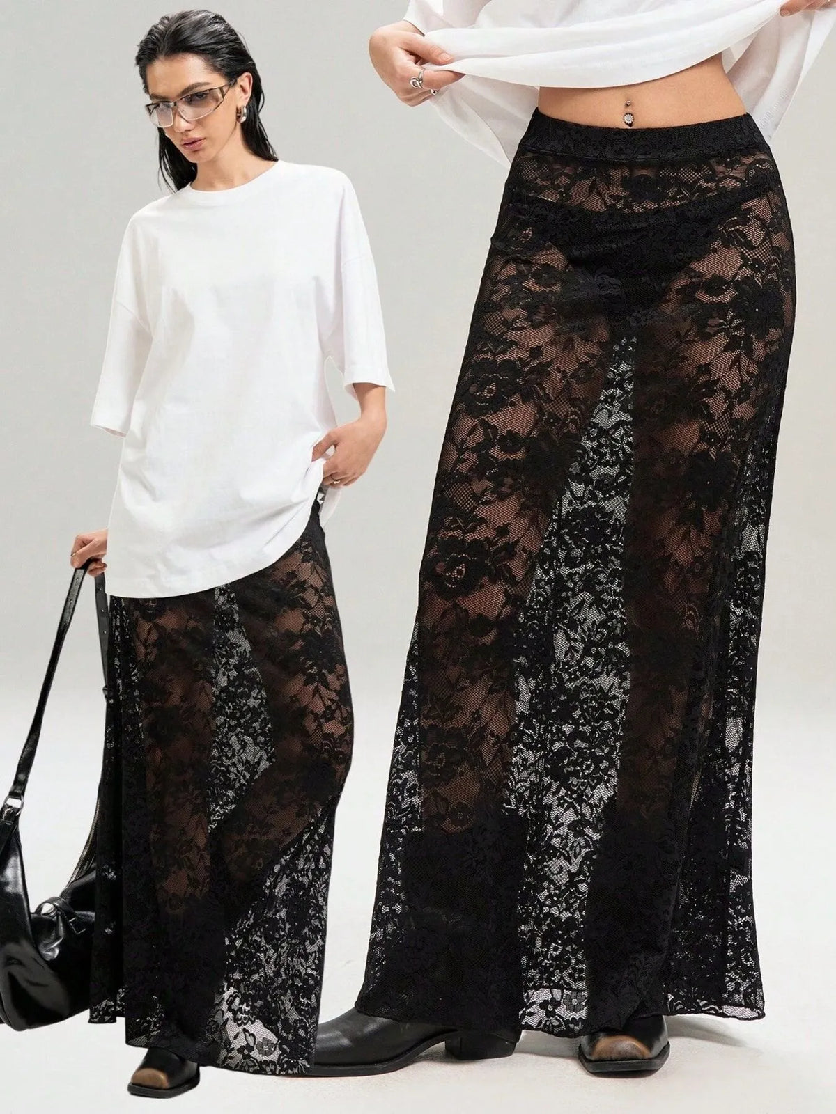 Lace Maxi Skirt