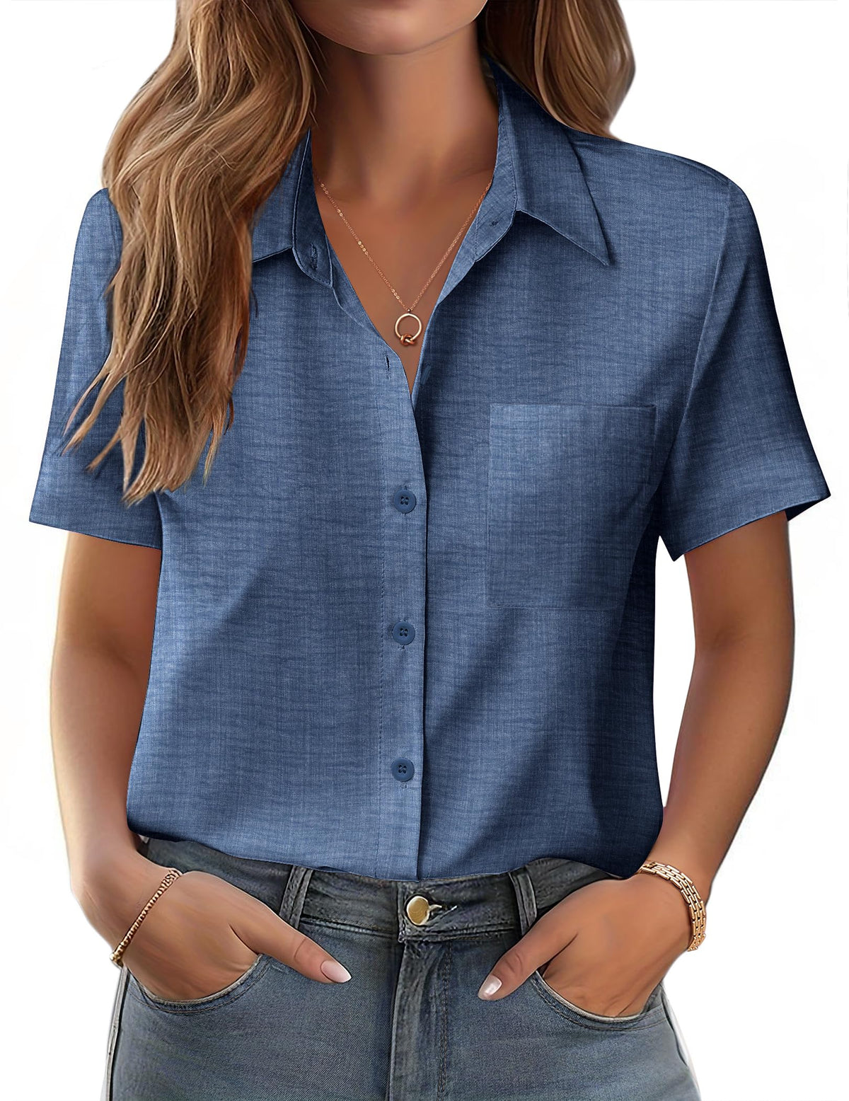 Polyester Blouse - Women&