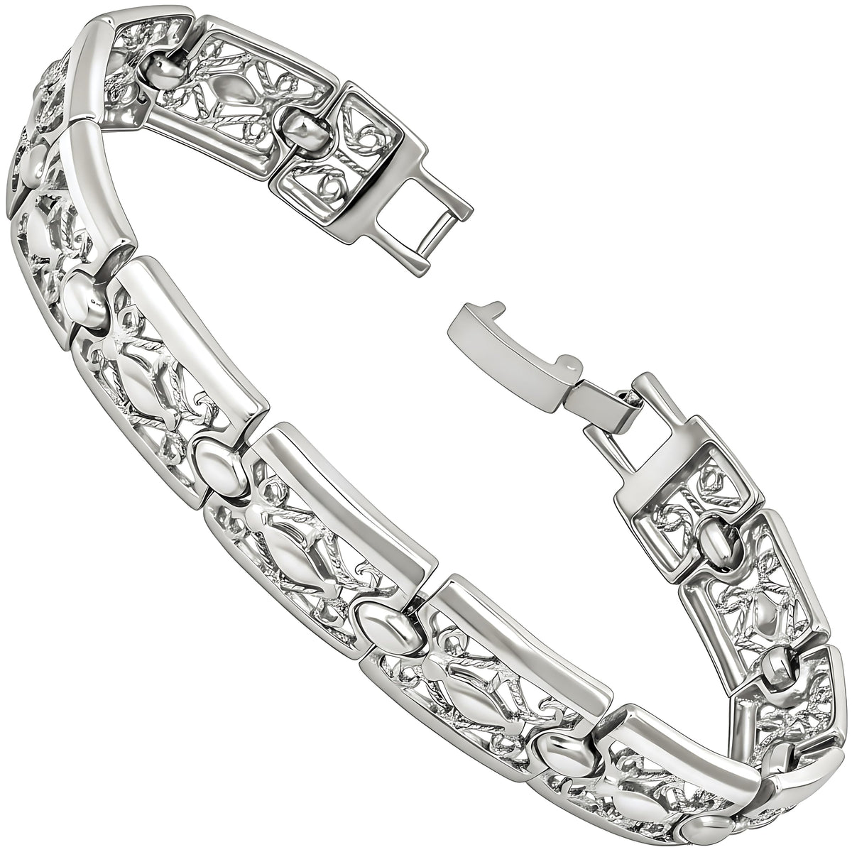 UNCLE LOL Luxury Vintage Gold Filigree Bracelet – Premium Gold-Plated Statement Jewelry