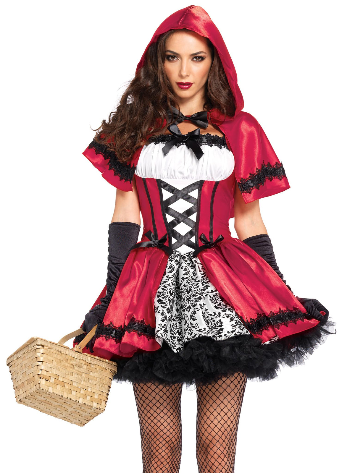 Gothic Red Riding Hood Costume - Women&