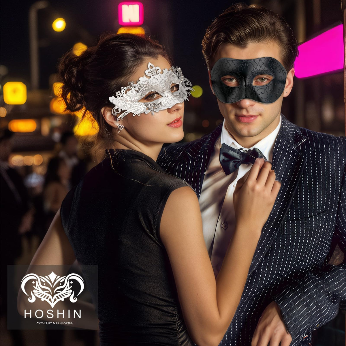 Masquerade Masks - Elegant Mardi Gras Party Masks - Premium Decorative Masks for Women and Men