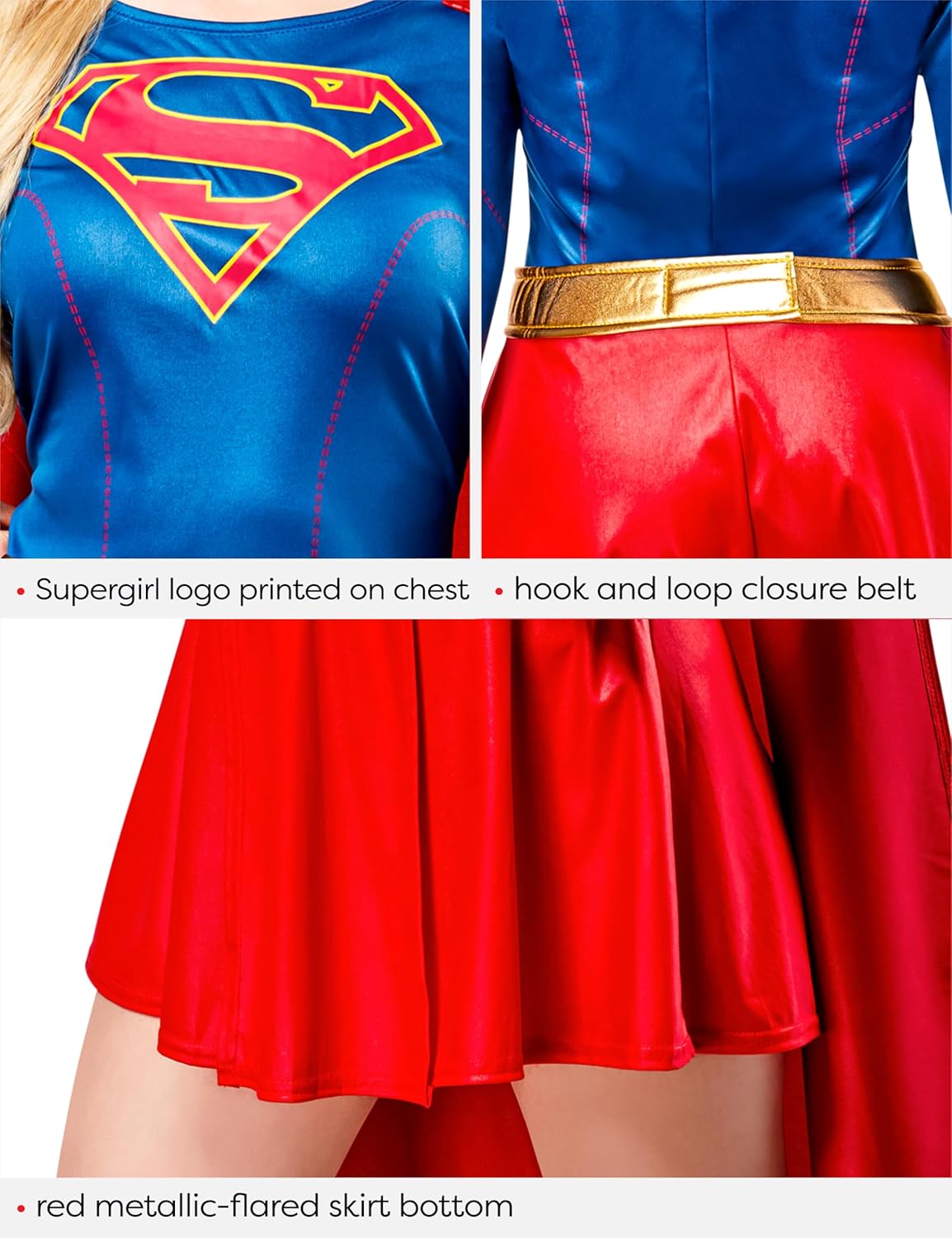Supergirl Costume Dress - TV Show Inspired Women&