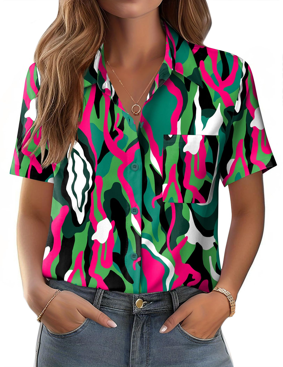 Polyester Blouse - Women&