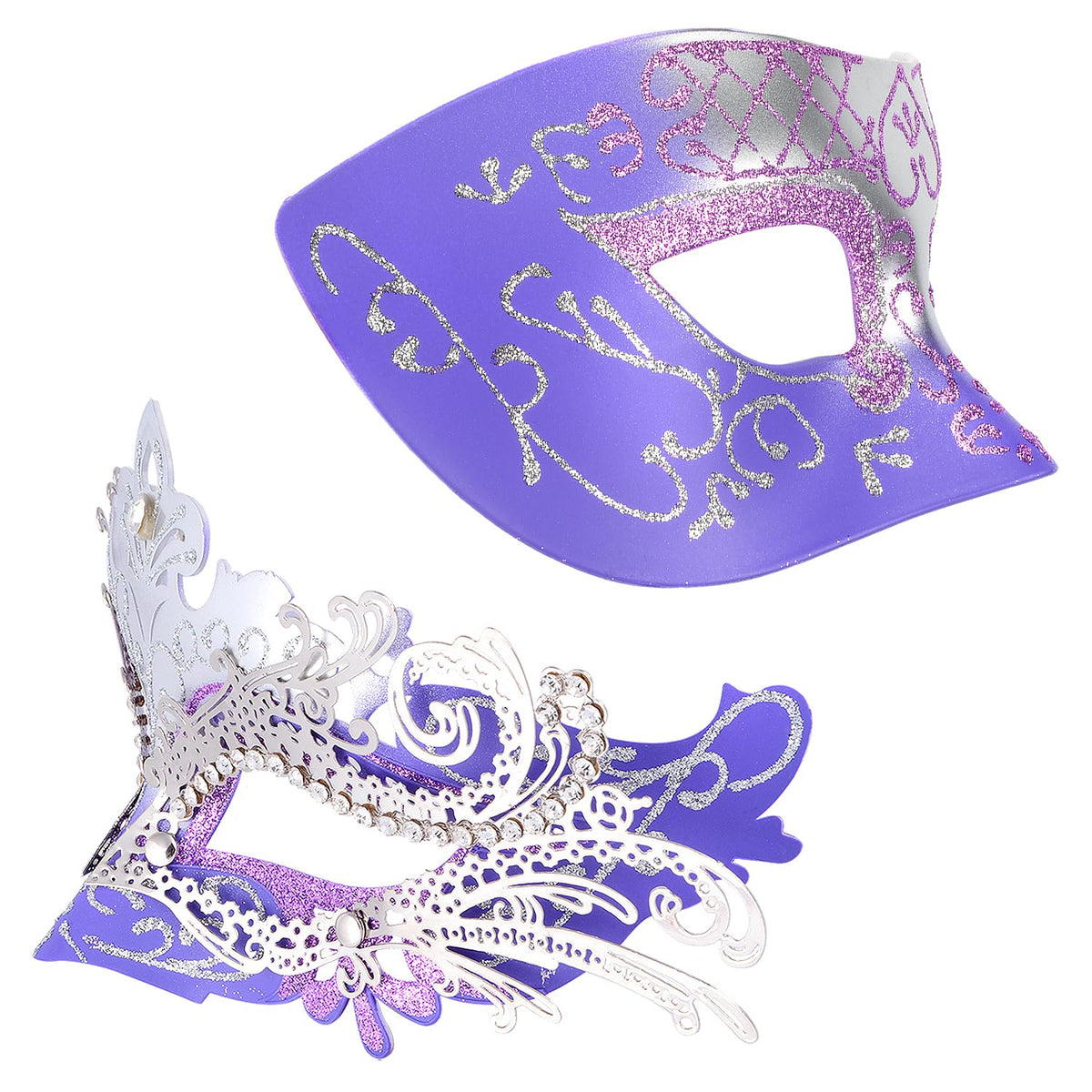 Masquerade Masks - Elegant Mardi Gras Party Masks - Premium Decorative Masks for Women and Men