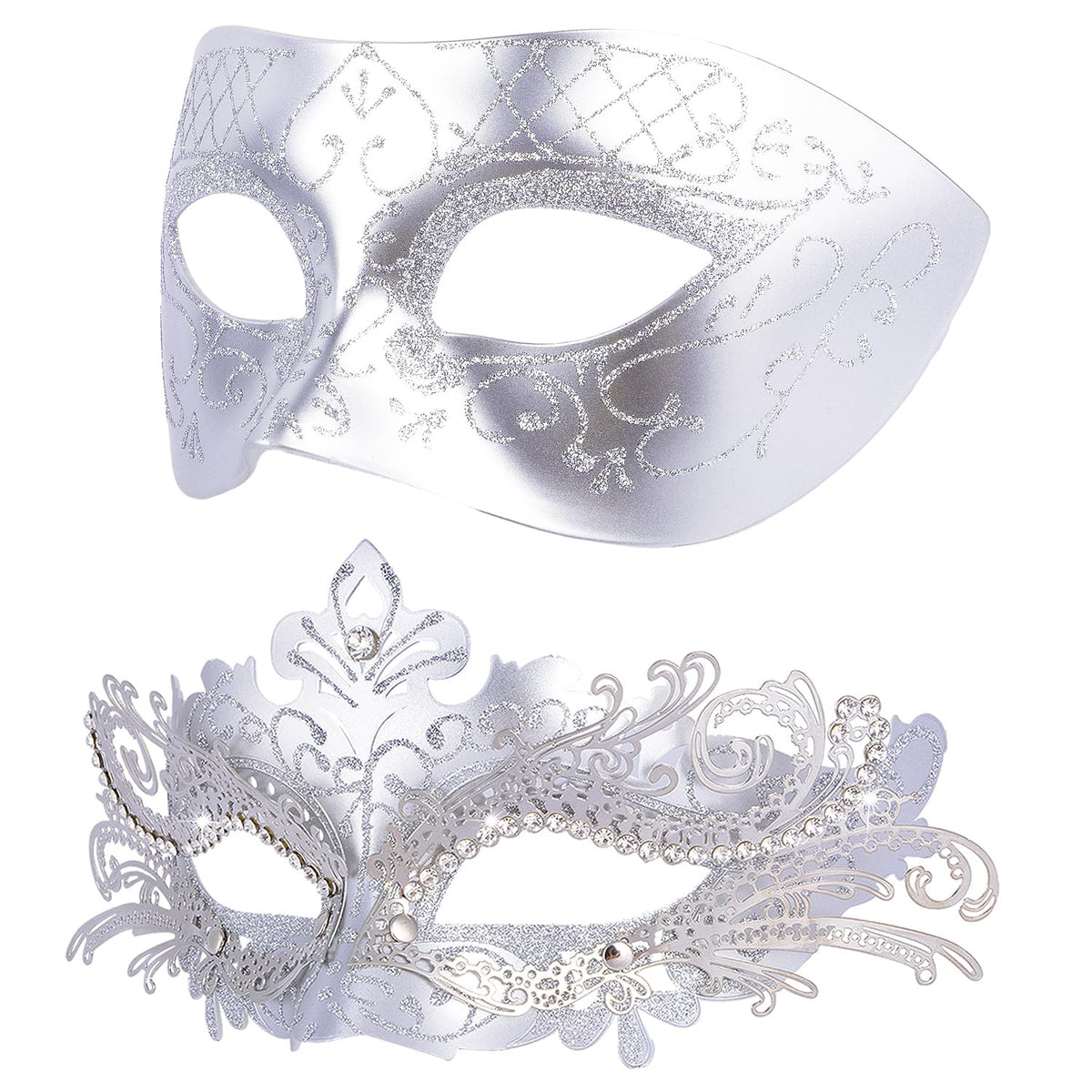 Masquerade Masks - Elegant Mardi Gras Party Masks - Premium Decorative Masks for Women and Men