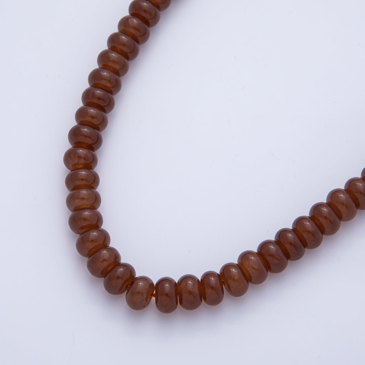 8.3mm Green, Pink, Brown Dyed Colorful Agate Rondelle Bead Strands Findings | WA-3611, WA-3618 ~ WA-3621, WA-3786 ~ WA-3789